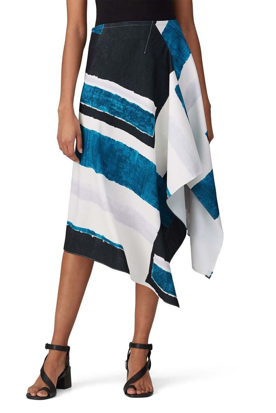 Natori Art Moderna Skirt Sz 2 - Picture 3 of 15